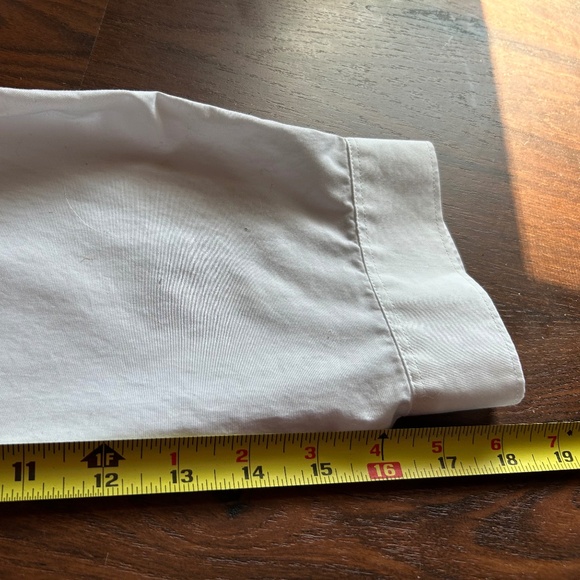 Lands’ End white button-down shirt, size 16P - Picture 6 of 7